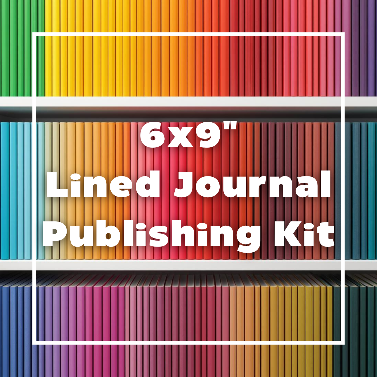 6x9 Lined Journal Low-Content Publishing Kit for Amazon KDP