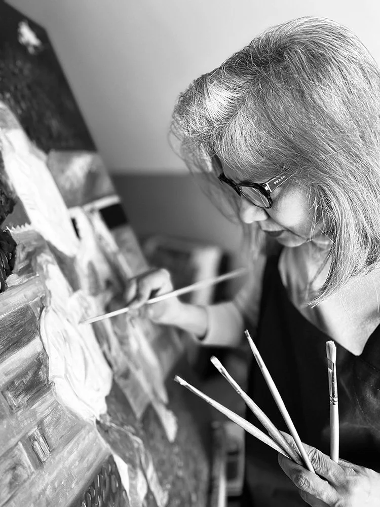 Sandy Howarth at work