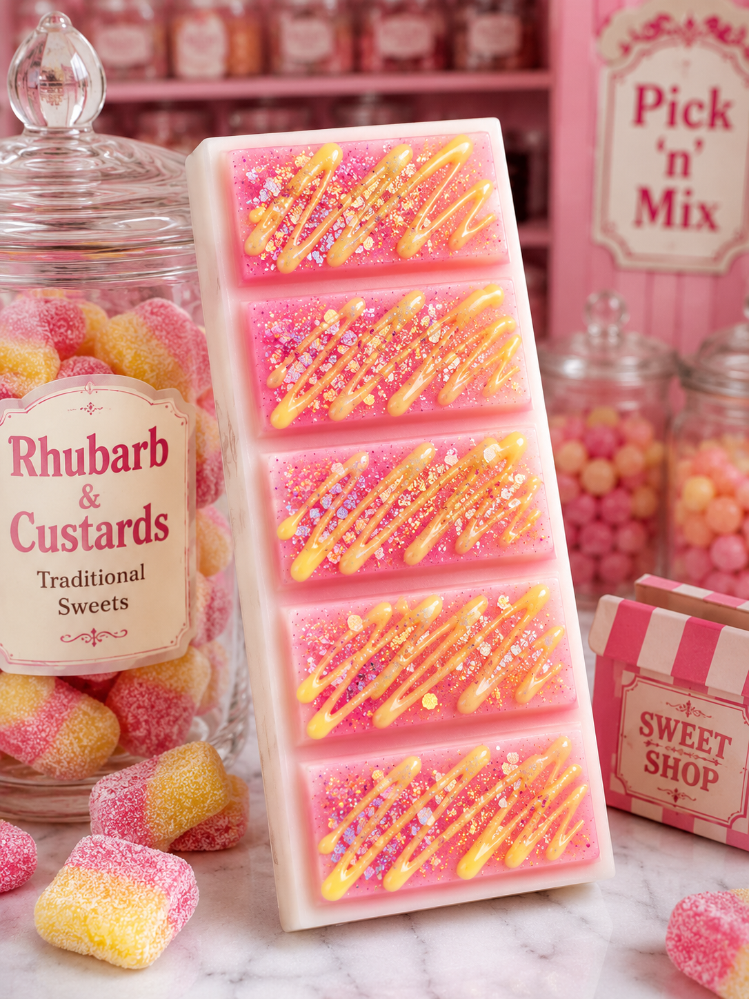 Rhubarb & Custard Snap Bar
