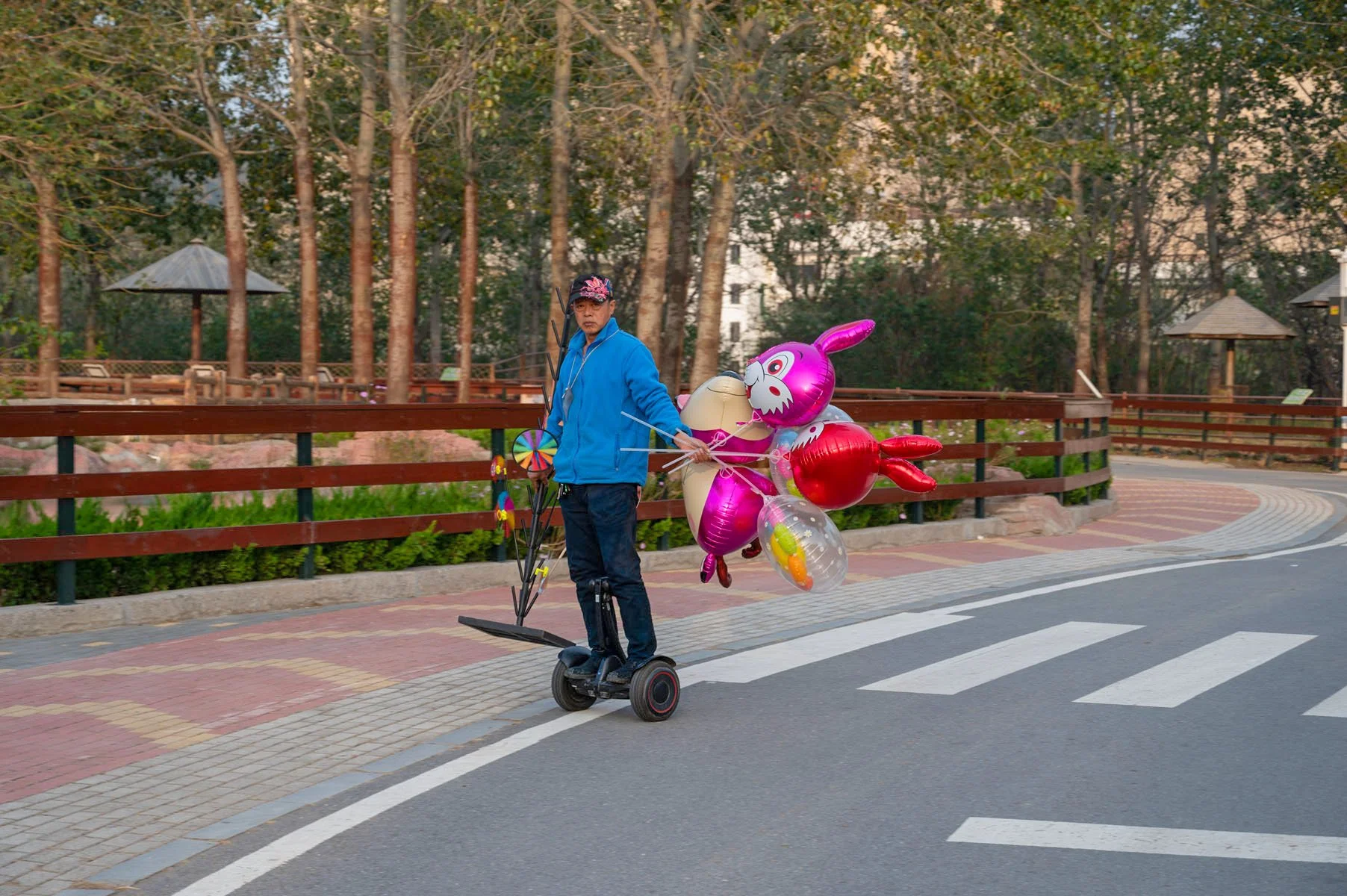 Balloon Seller, Dalian Zoo, 2024