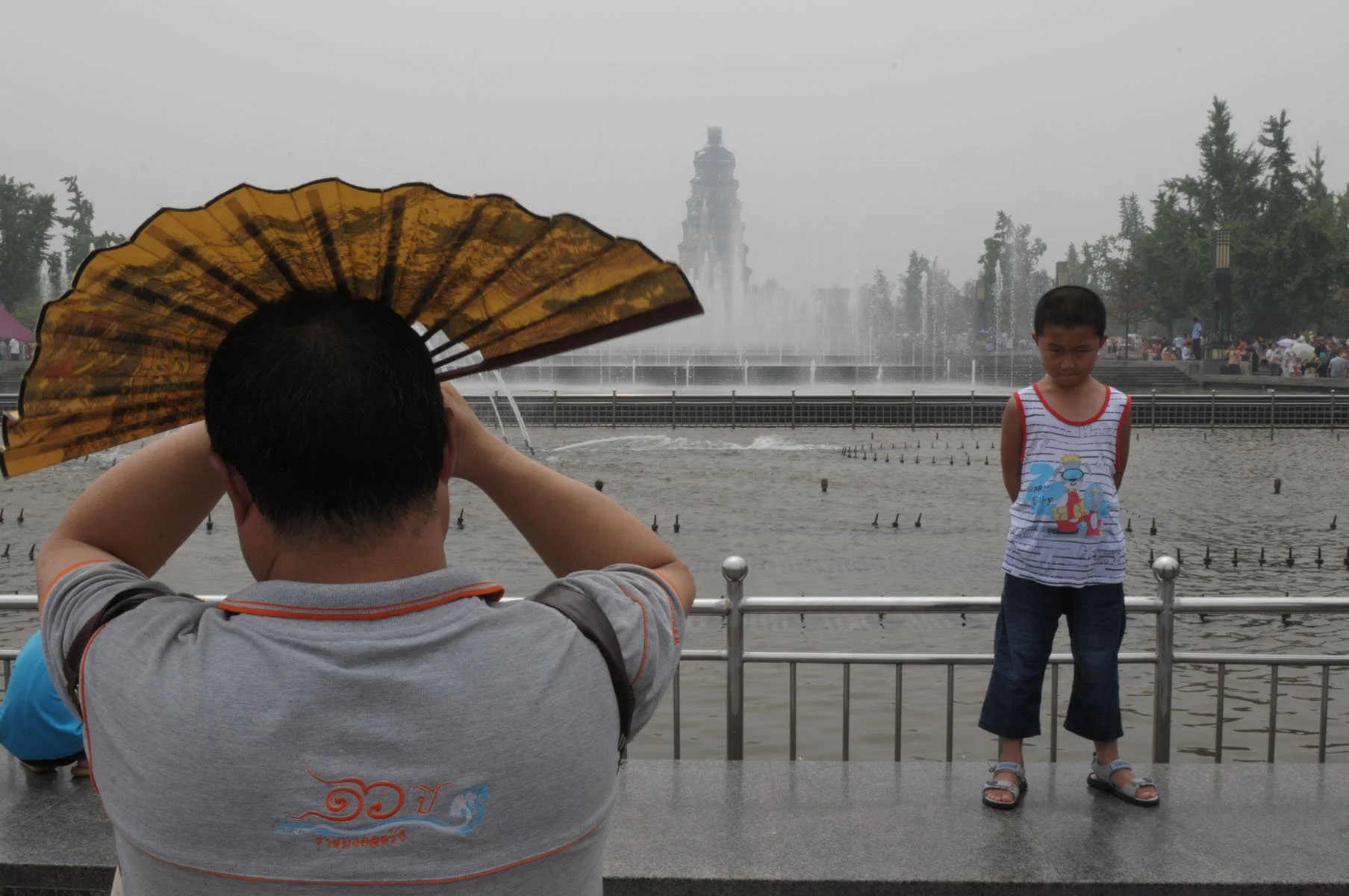Big Wild Goose Pagoda North Square Music Fountain, 2011