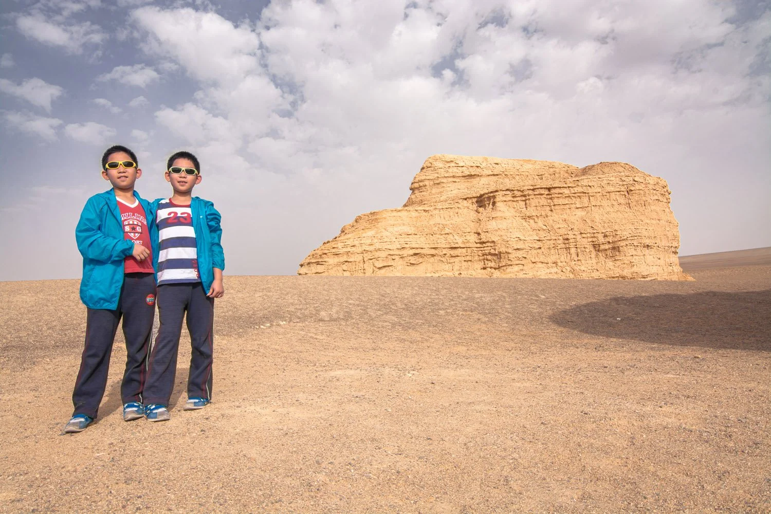 Dunhuang Yardang National Geopark, Gobi, 2014