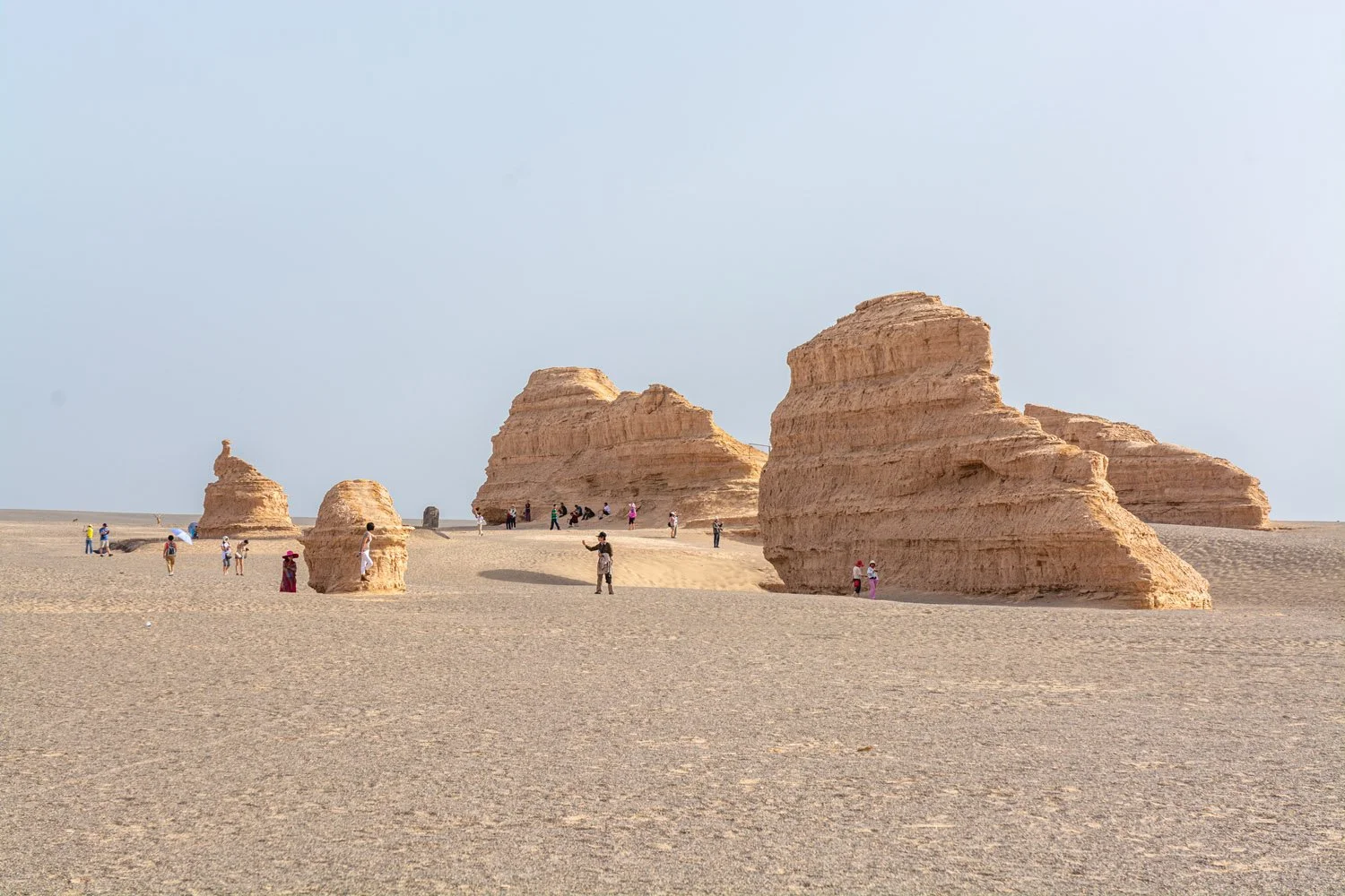 Dunhuang Yardang National Geopark, Gobi, 2014