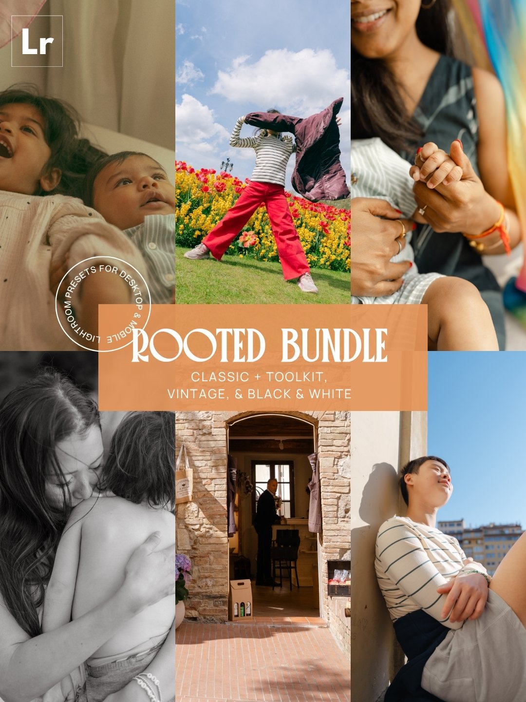 3-in-1 Rooted Bundle (Classic + Toolkit, Vintage, and B&W) Adobe Lightroom Presets