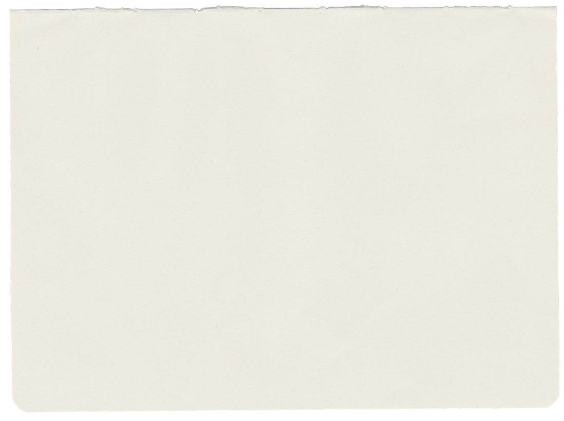 Blank white sticky note on a wall