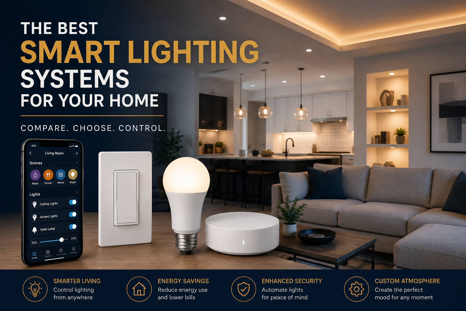 The Best Smart Lighting Systems for Your Home (2026)
