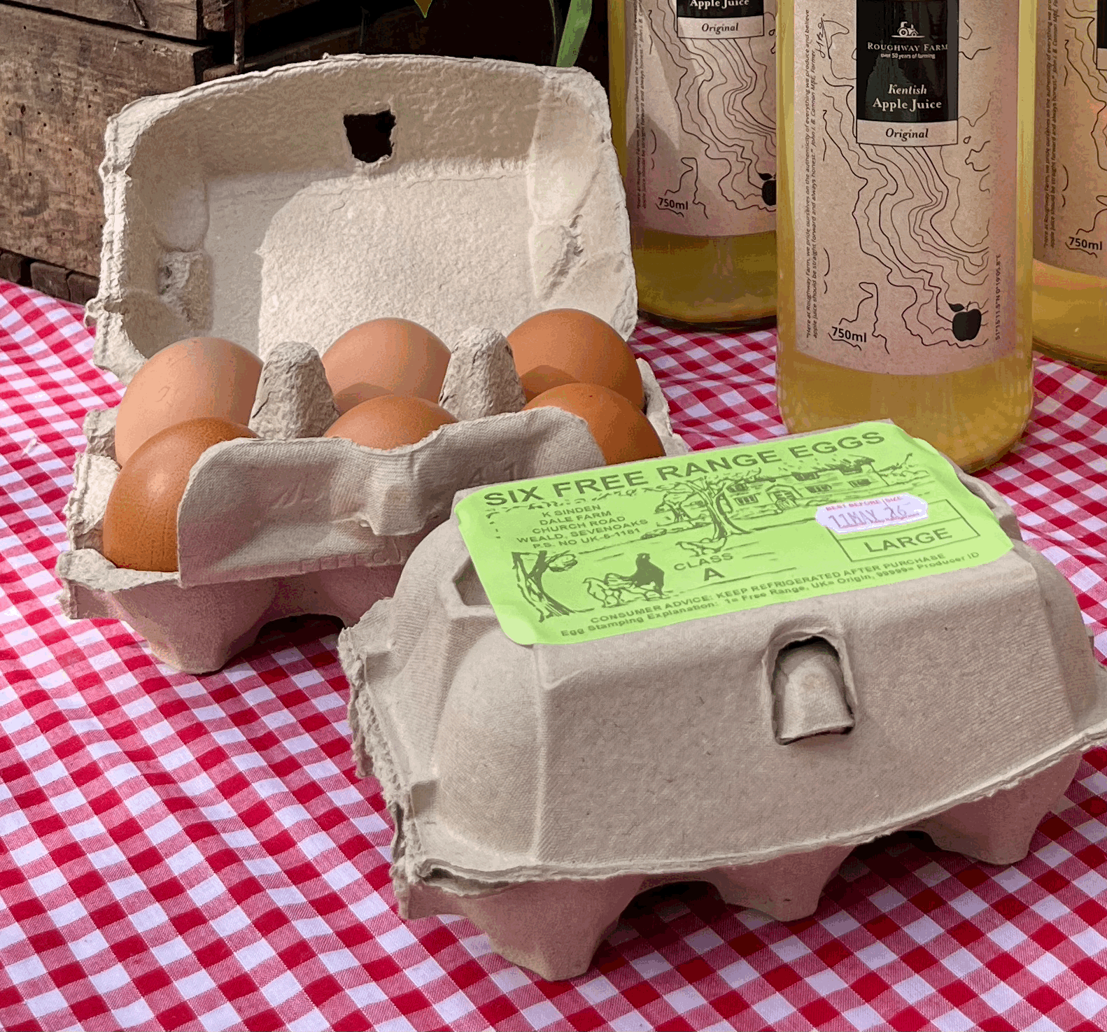 Six Free Range Eggs - Sevenoaks