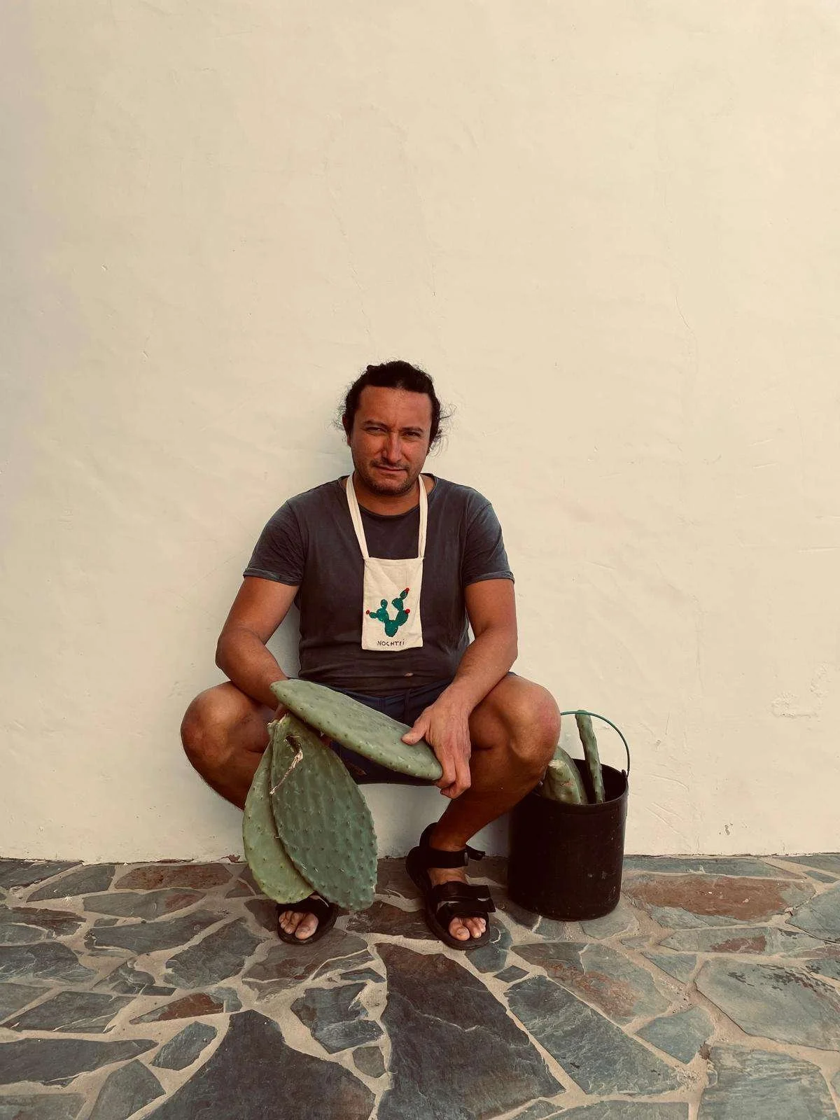 Eki Guillen aka Nopalera Sessions:
multidisciplinary artist, activist, chef, cacti researcher, grower