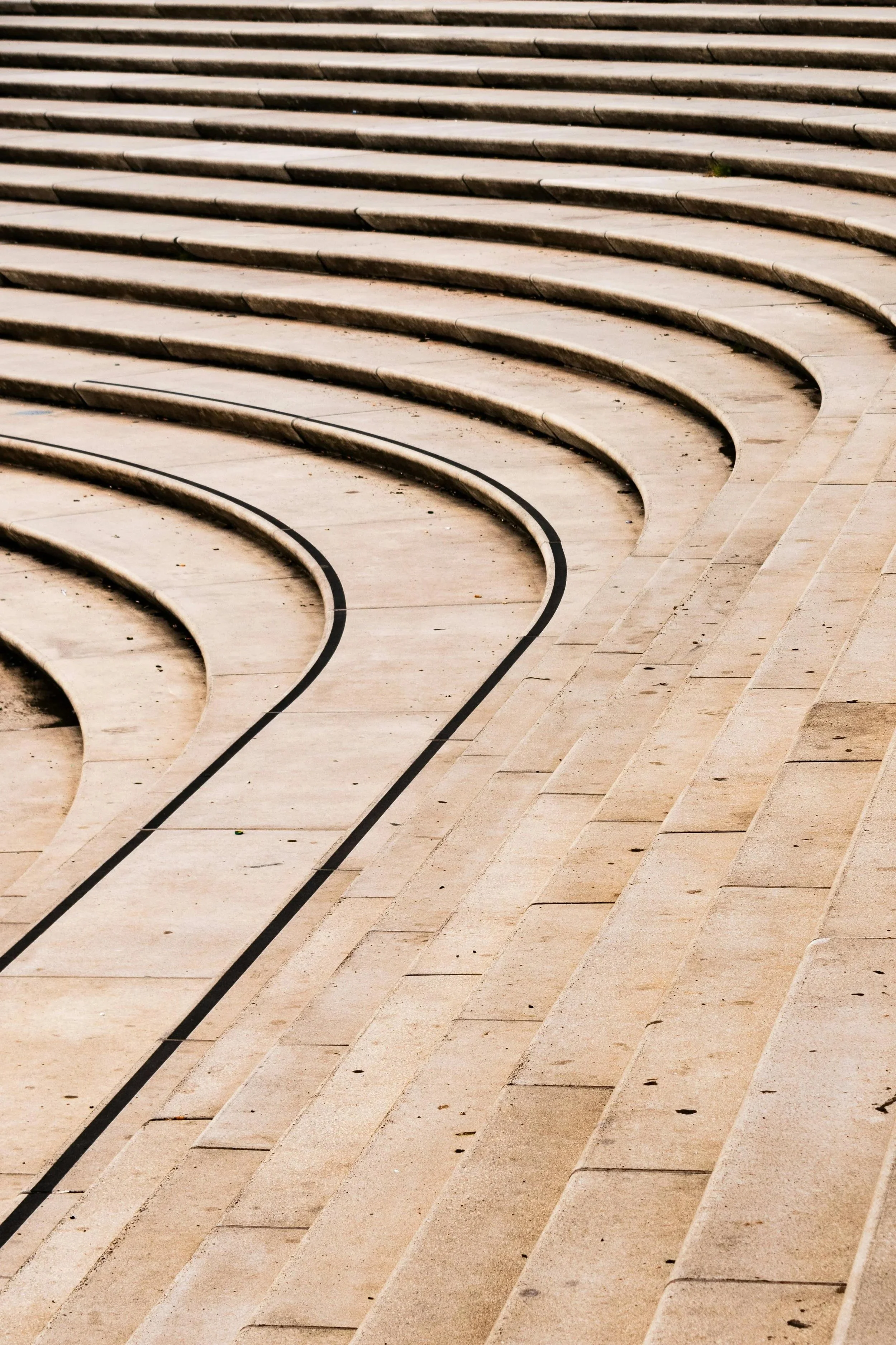 Beige stone steps symbolizing the step-by-step progress of private therapeutic counselling services in Randburg.