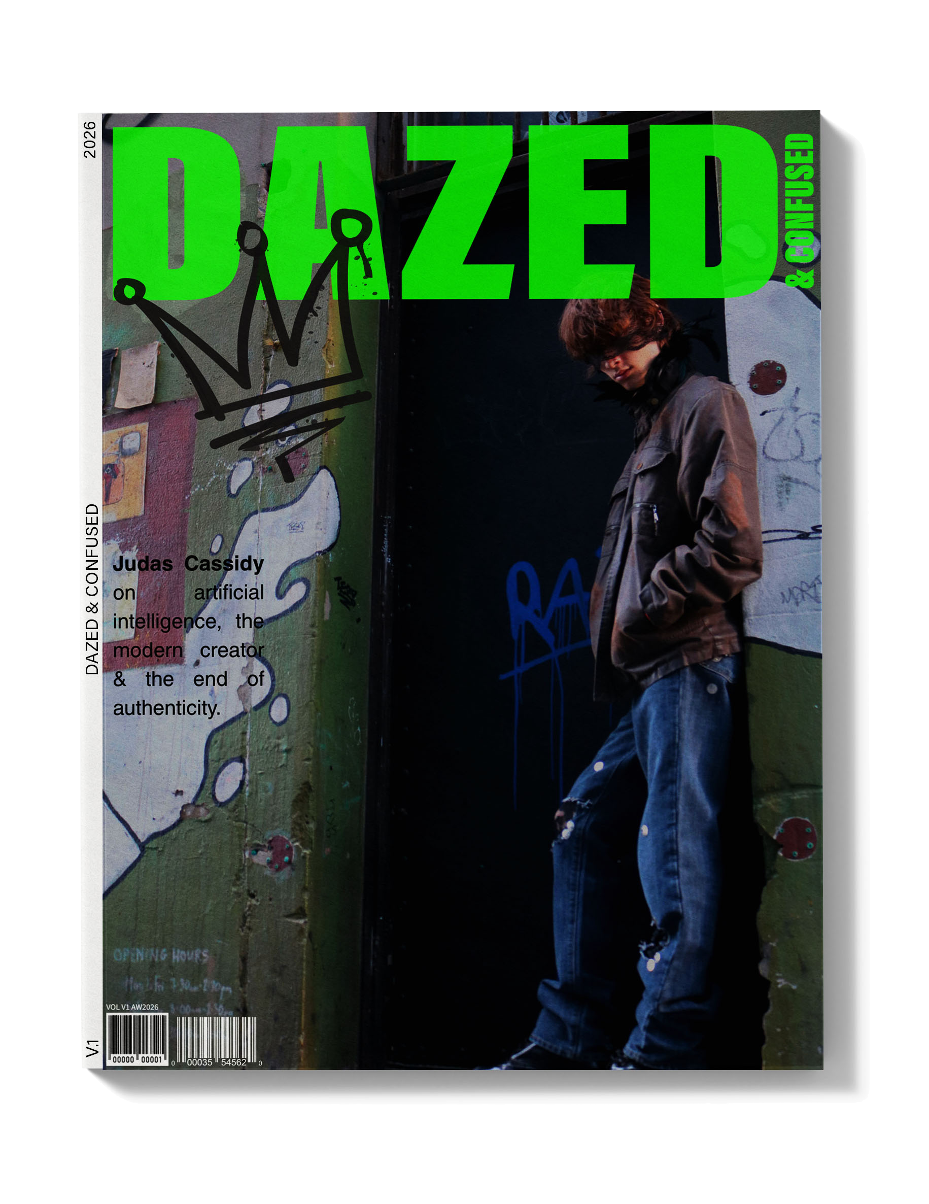 DAZED & CONFUSED EDITORIAL MOCK-UP c.2026