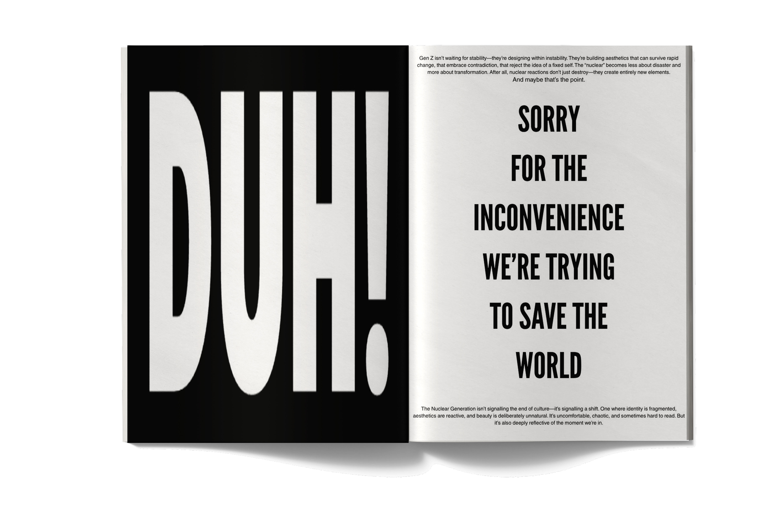Editorial Spread - Typography c.2026