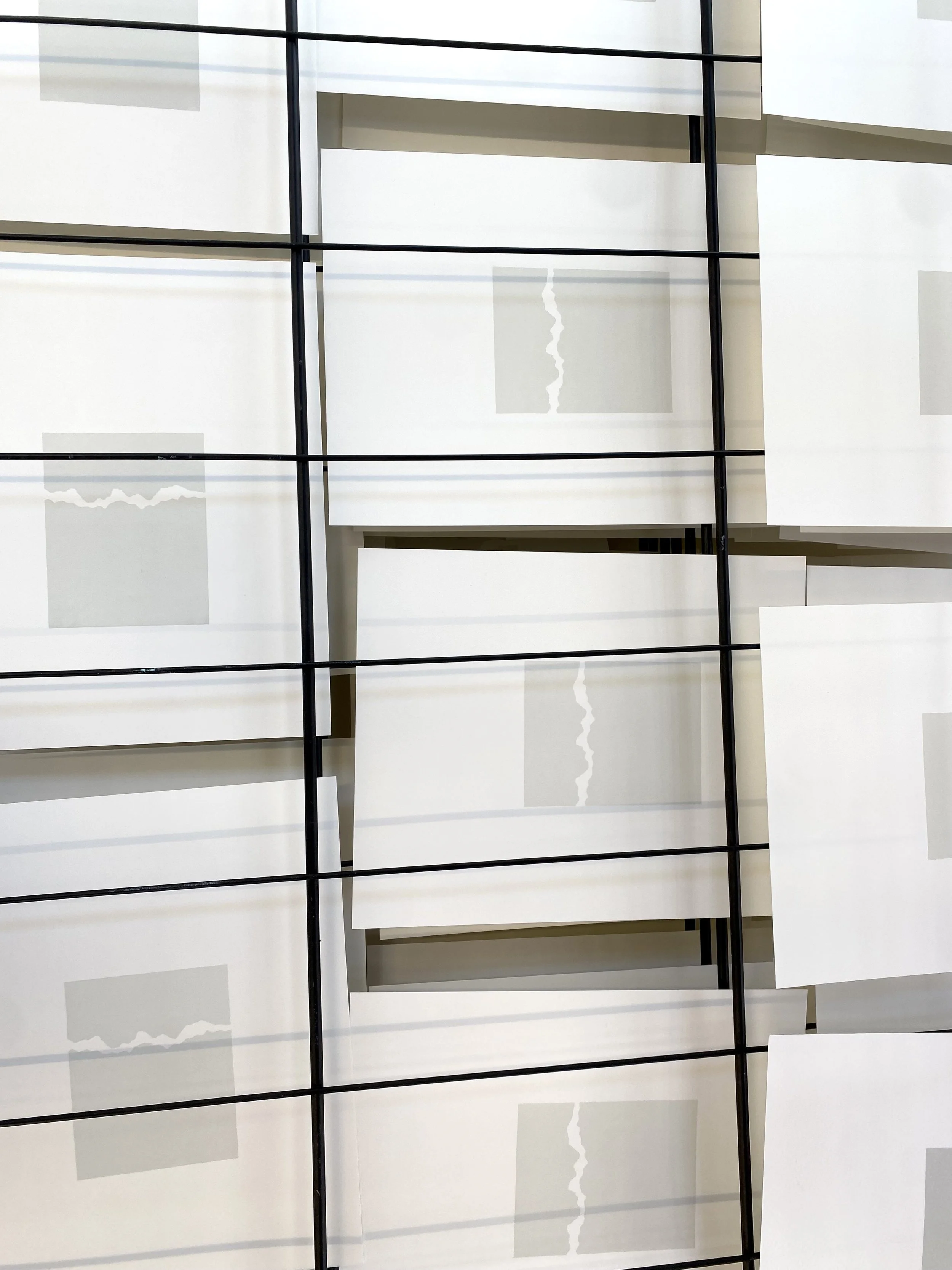 Black and white background prints.