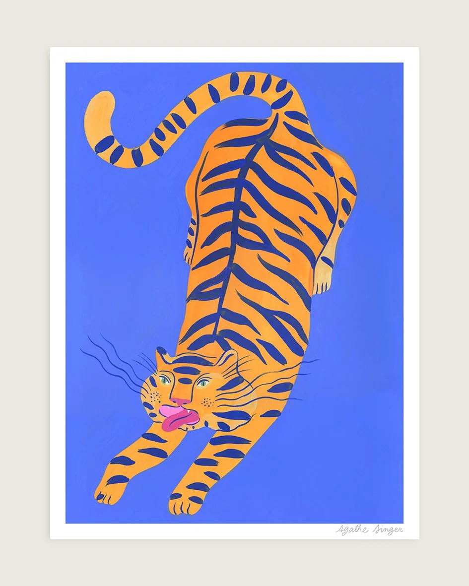 Tigre qui saute
