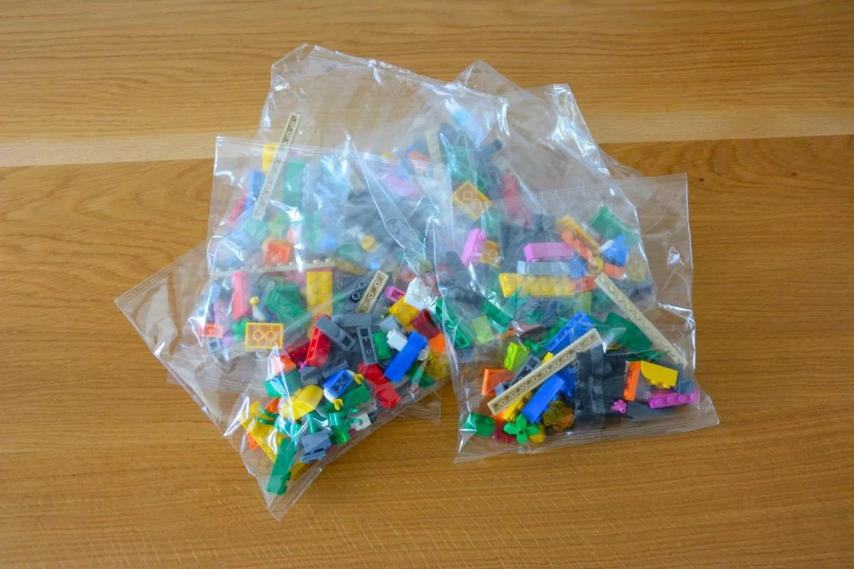 LEGO® SERIOUS PLAY® Window Exploration Bag im Pack à 6 Stück für Teams, Schulungen und kreative Gruppenprozesse.