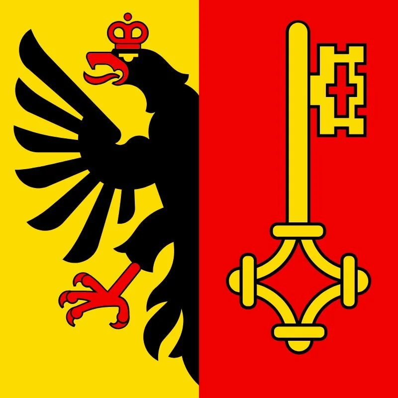 Flagge des Kantons Genf (Schweiz)