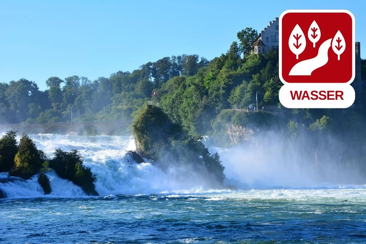 Rheinfall bei Schaffhausen, grösster Wasserfall Europas