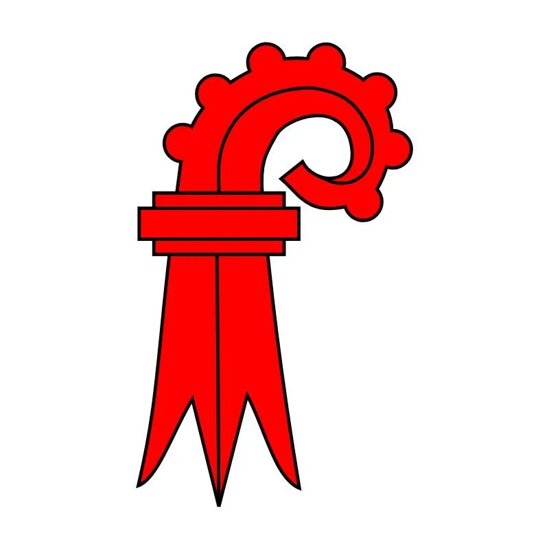 Flagge des Kantons Basel-Landschaft (Schweiz)