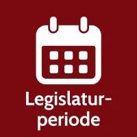 Kalendersymbol für die vierjährige Legislaturperiode von Nationalrat und Ständerat.