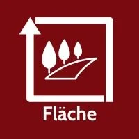Symbol für die Landesfläche der Schweiz in Quadratkilometern.