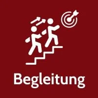 Symbol für individuelle Lernbegleitung, Coaching und Unterstützung beim Lernen.