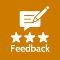 Symbol zum Melden von Fehlern sowie zum Senden von Feedback und Verbesserungsvorschlägen.