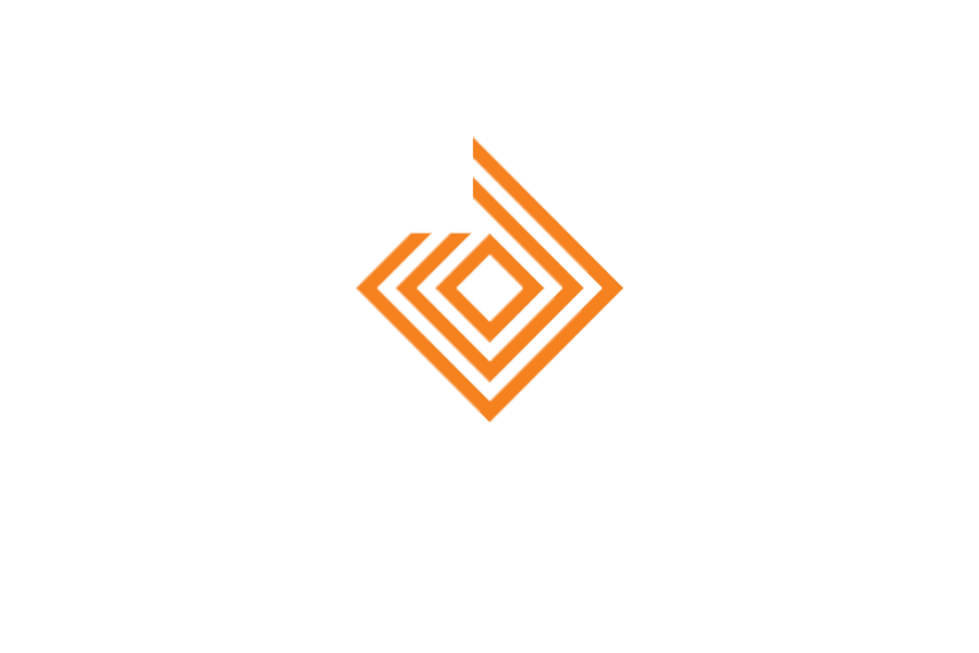 Logo with an orange geometric diamond shape above the word "access" in lowercase white letters on a black background.