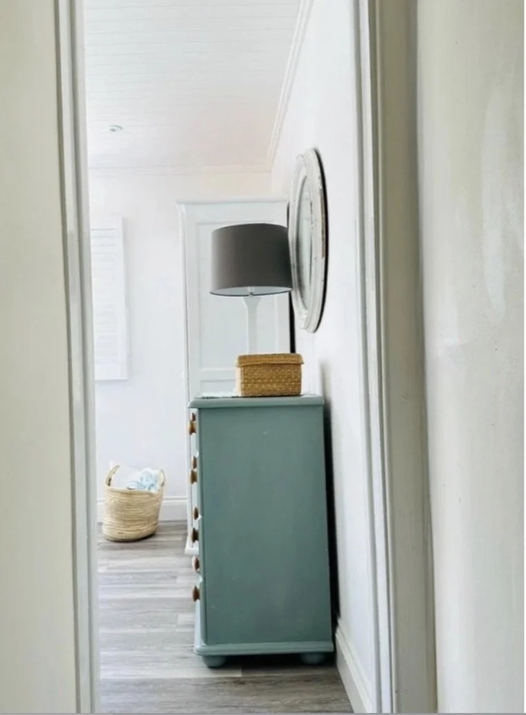 Doorway into Cobble Cottage Master Bedroom.