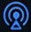 Wireless internet signal icon