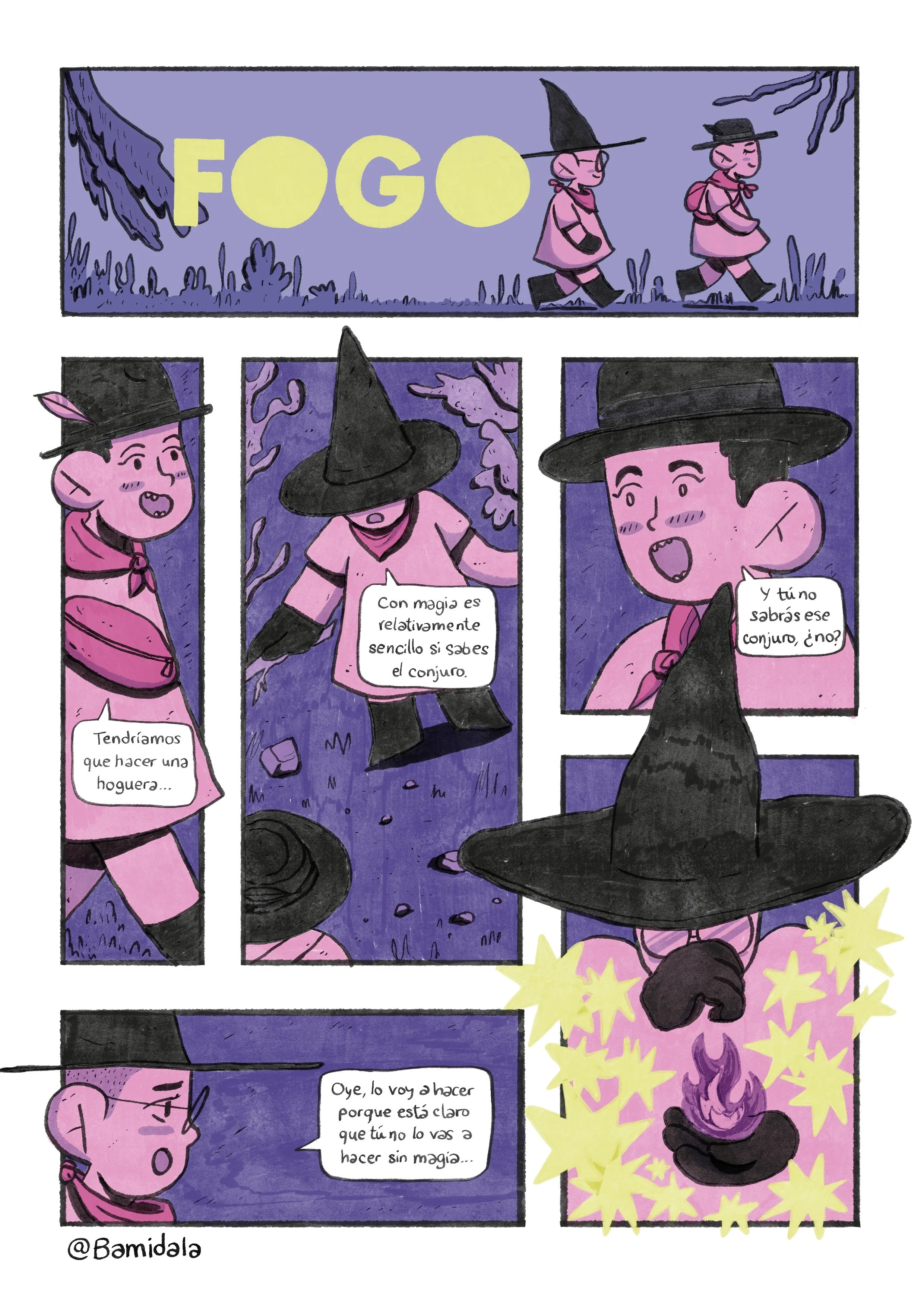 Página 1/2 del cómic FOGO