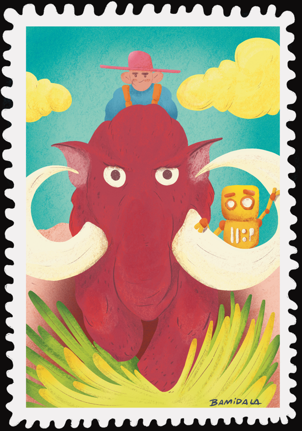 Ilustración publicada en FANEROZOICO III