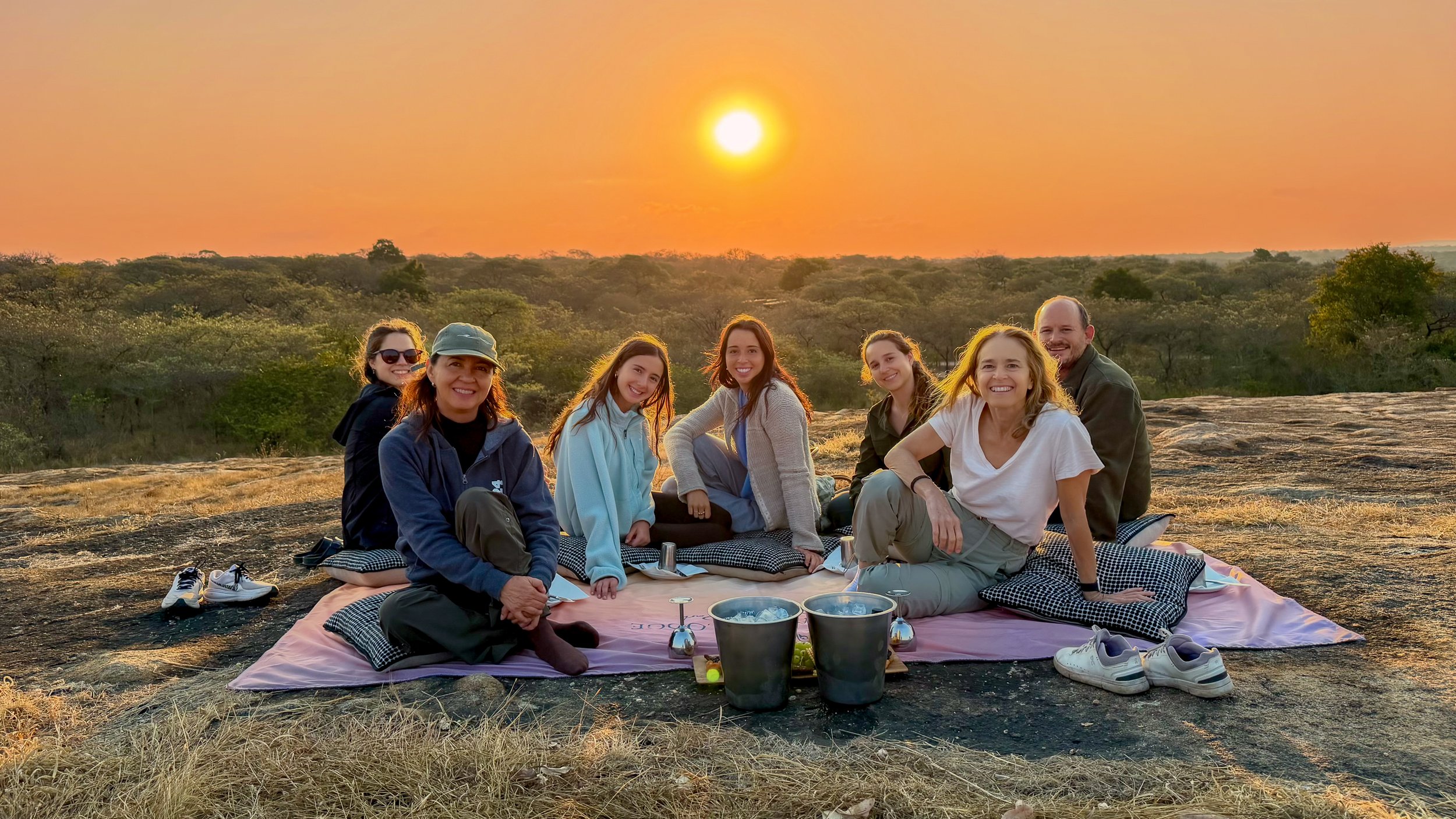 Sundowners with a view