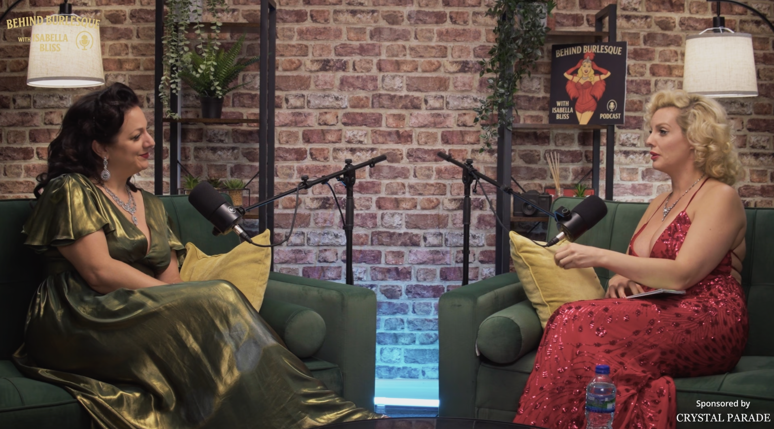 Isabella Bliss talking with Tempest Rose on the Behind Burlesque podcast