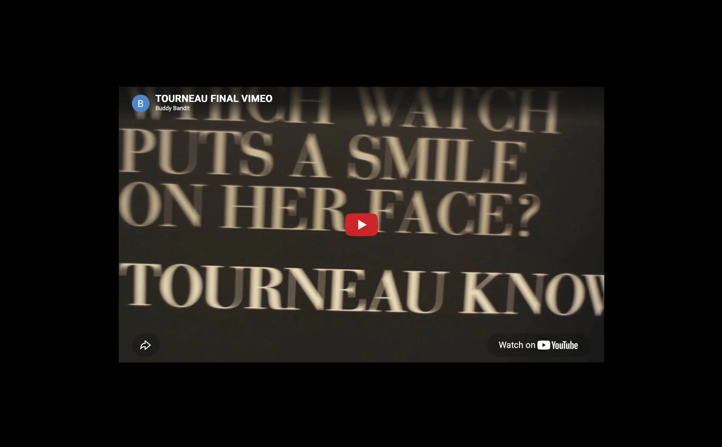 Tourneau Video