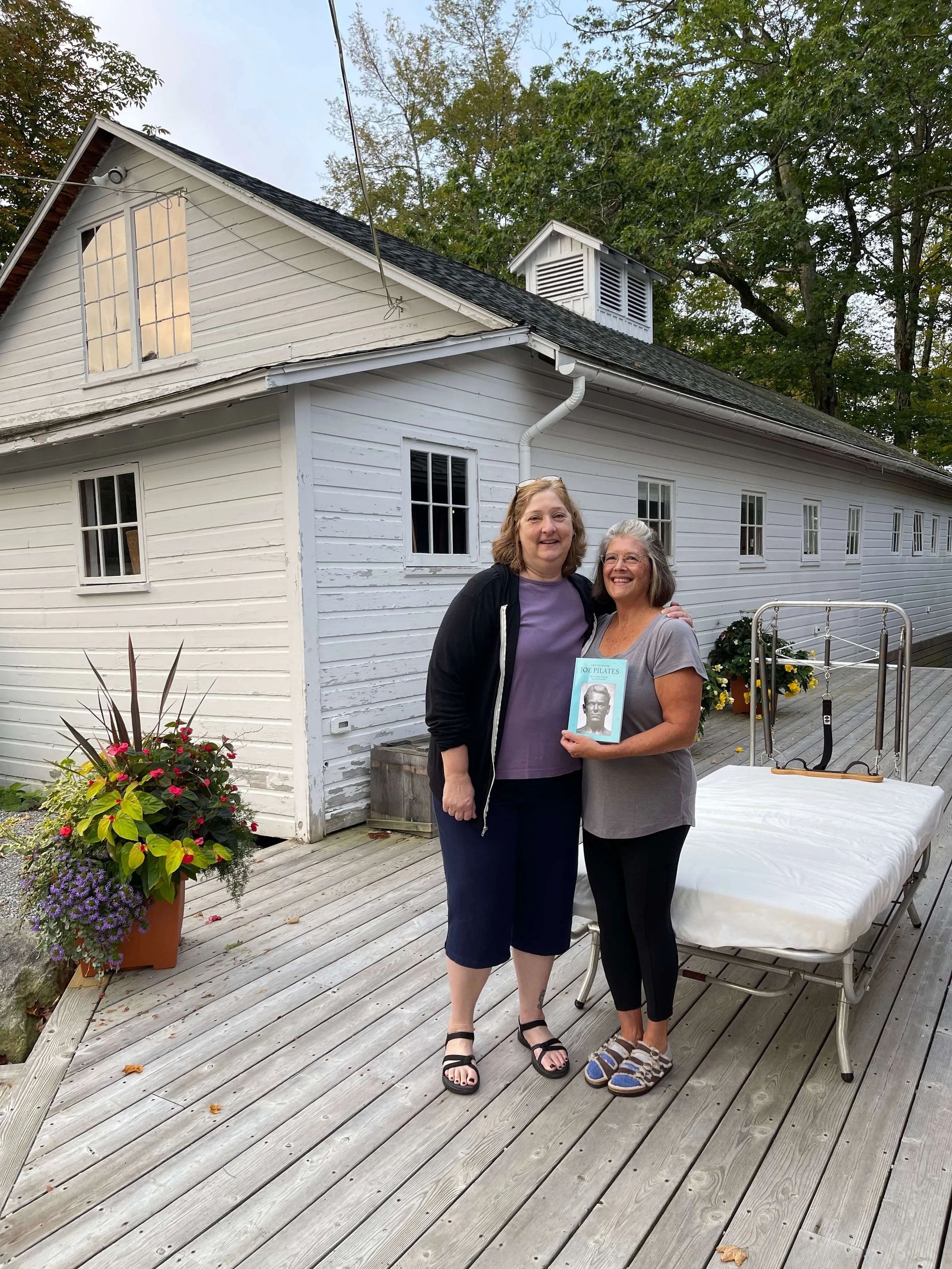 Kathy and Cathy and Joseph Pilates book