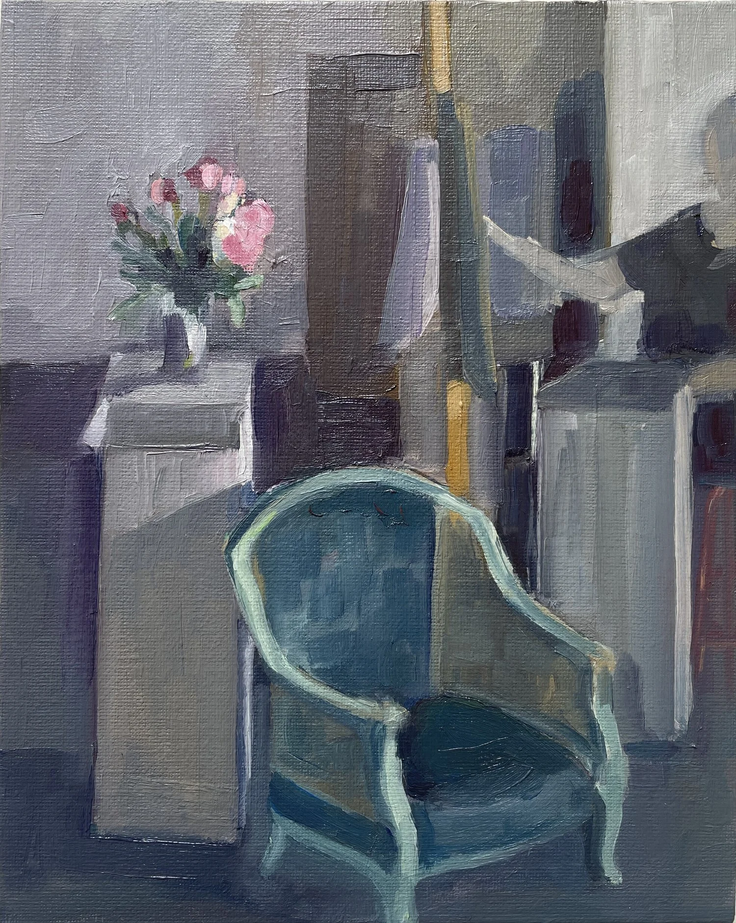 A Studio Scene, 20x25cm