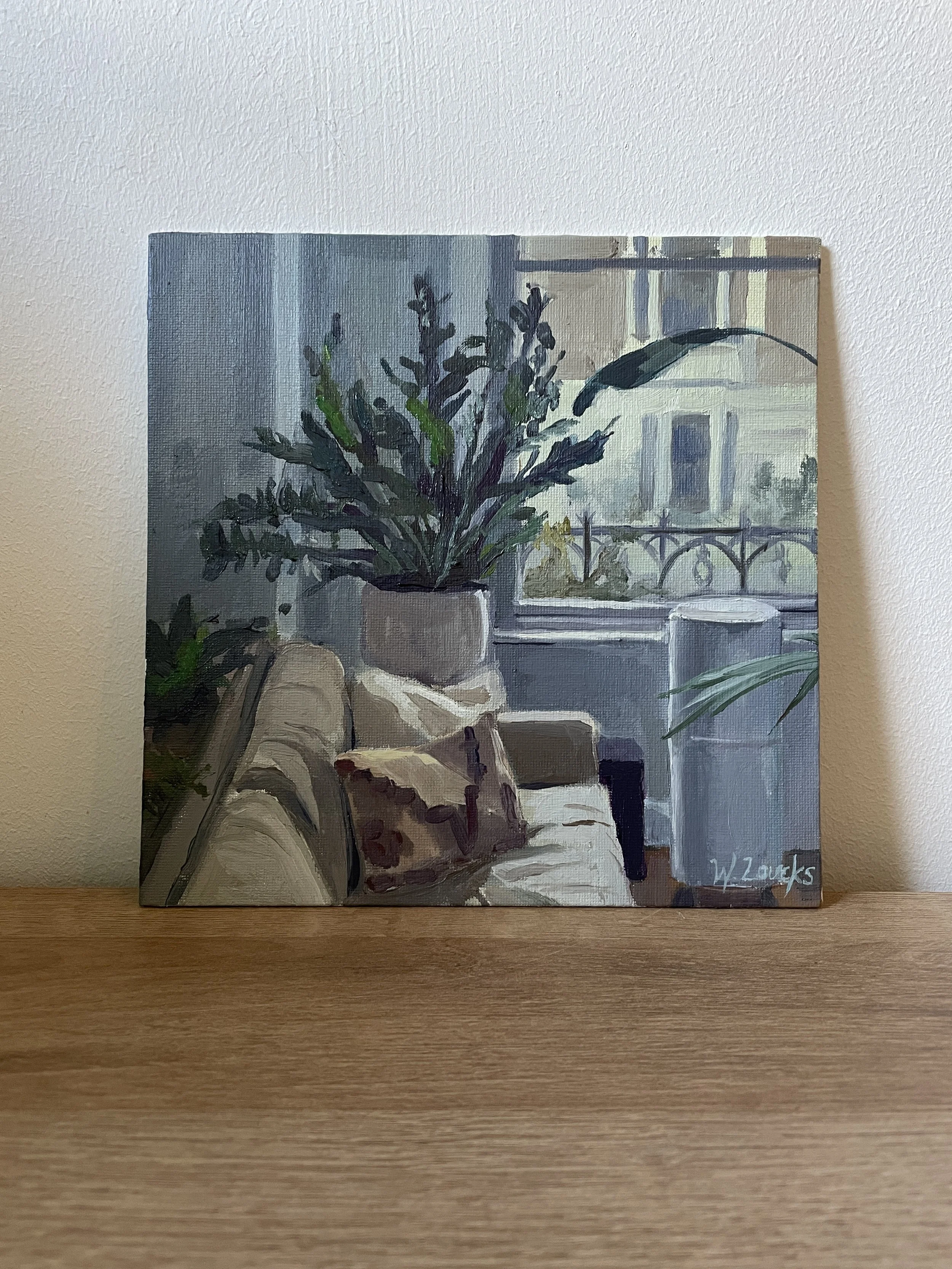 Afternoon light, 20x20cm / sold