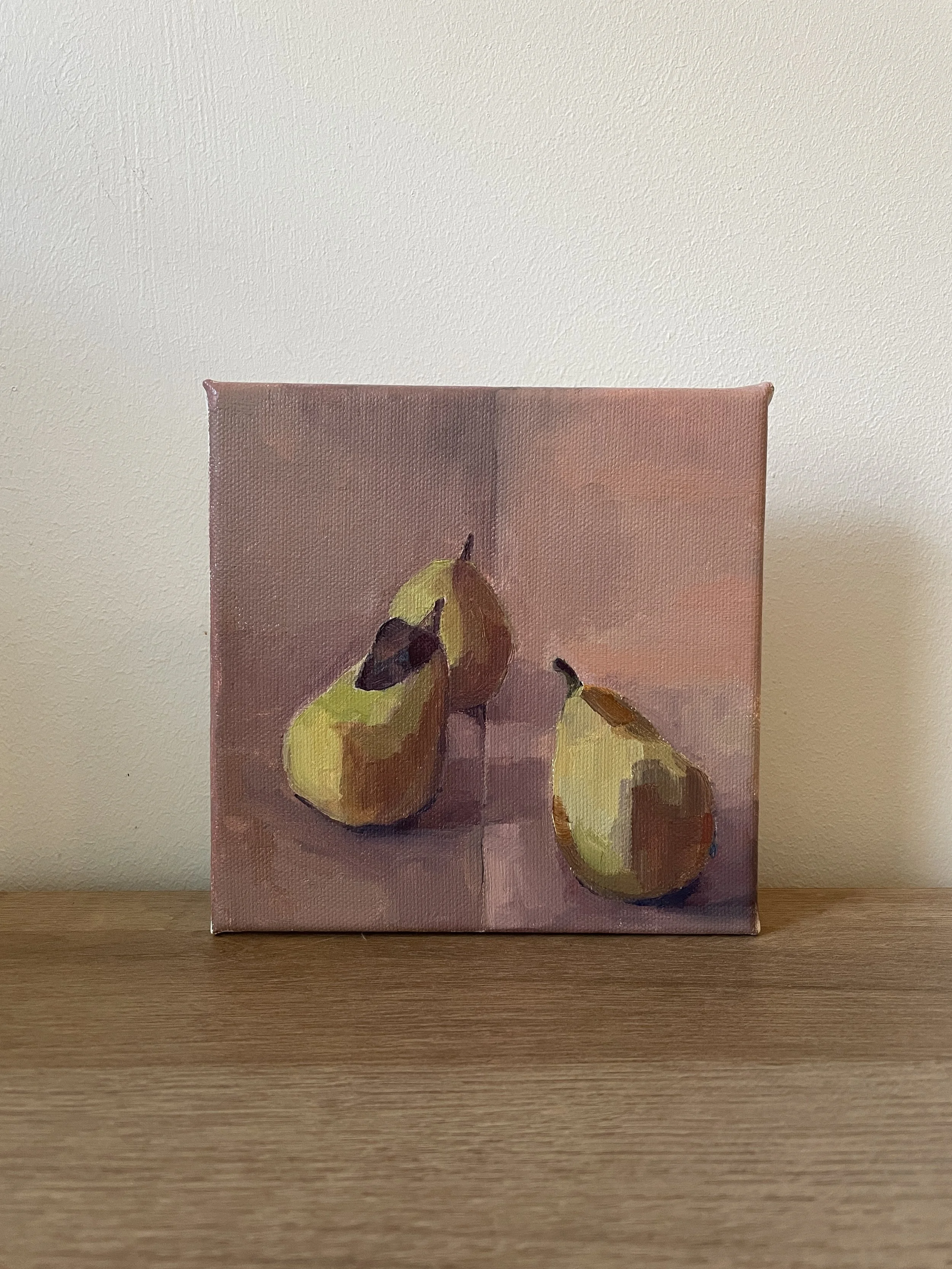3 Pears, 15x15cm