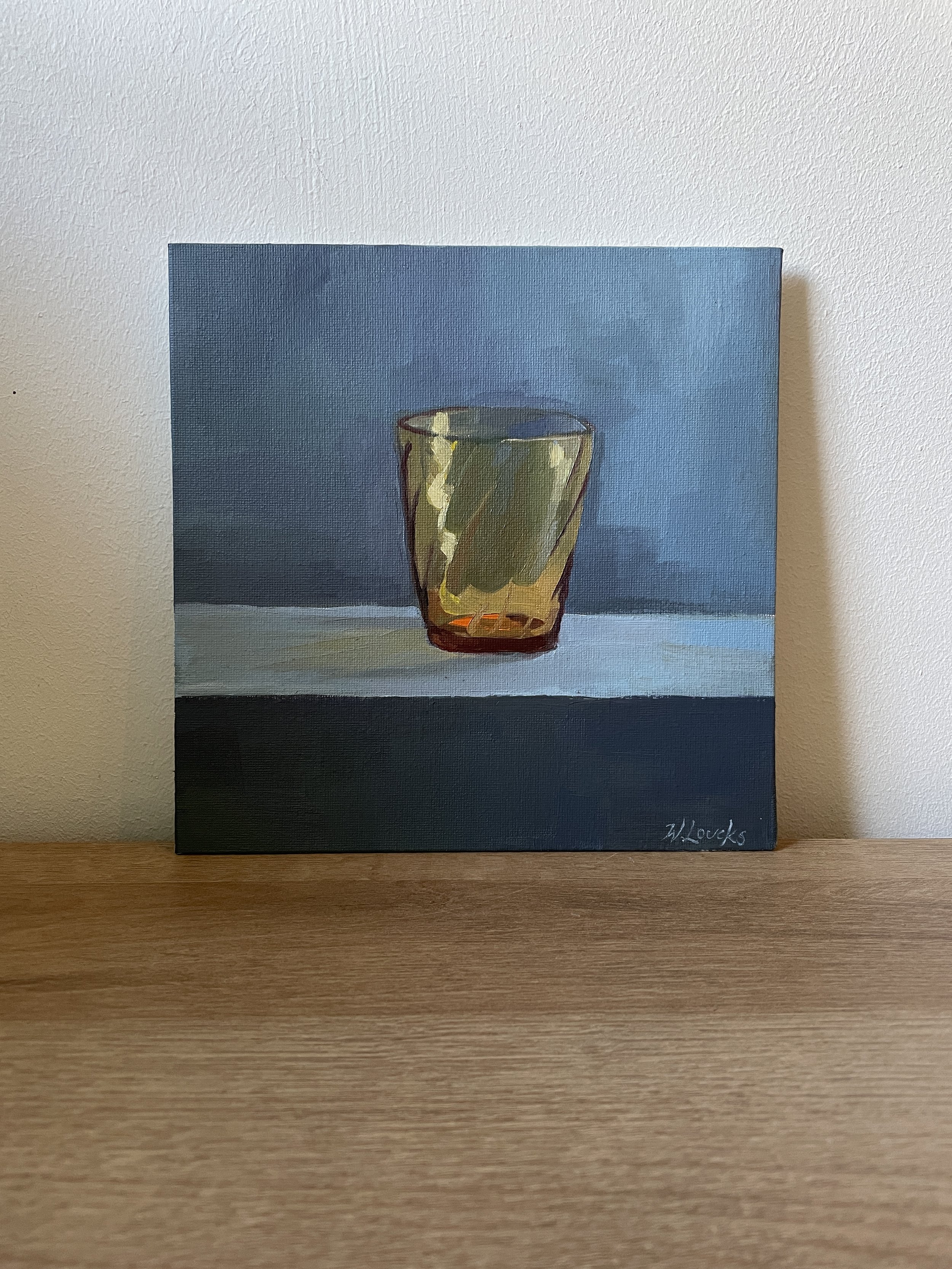 Amber Glass, 20x20cm