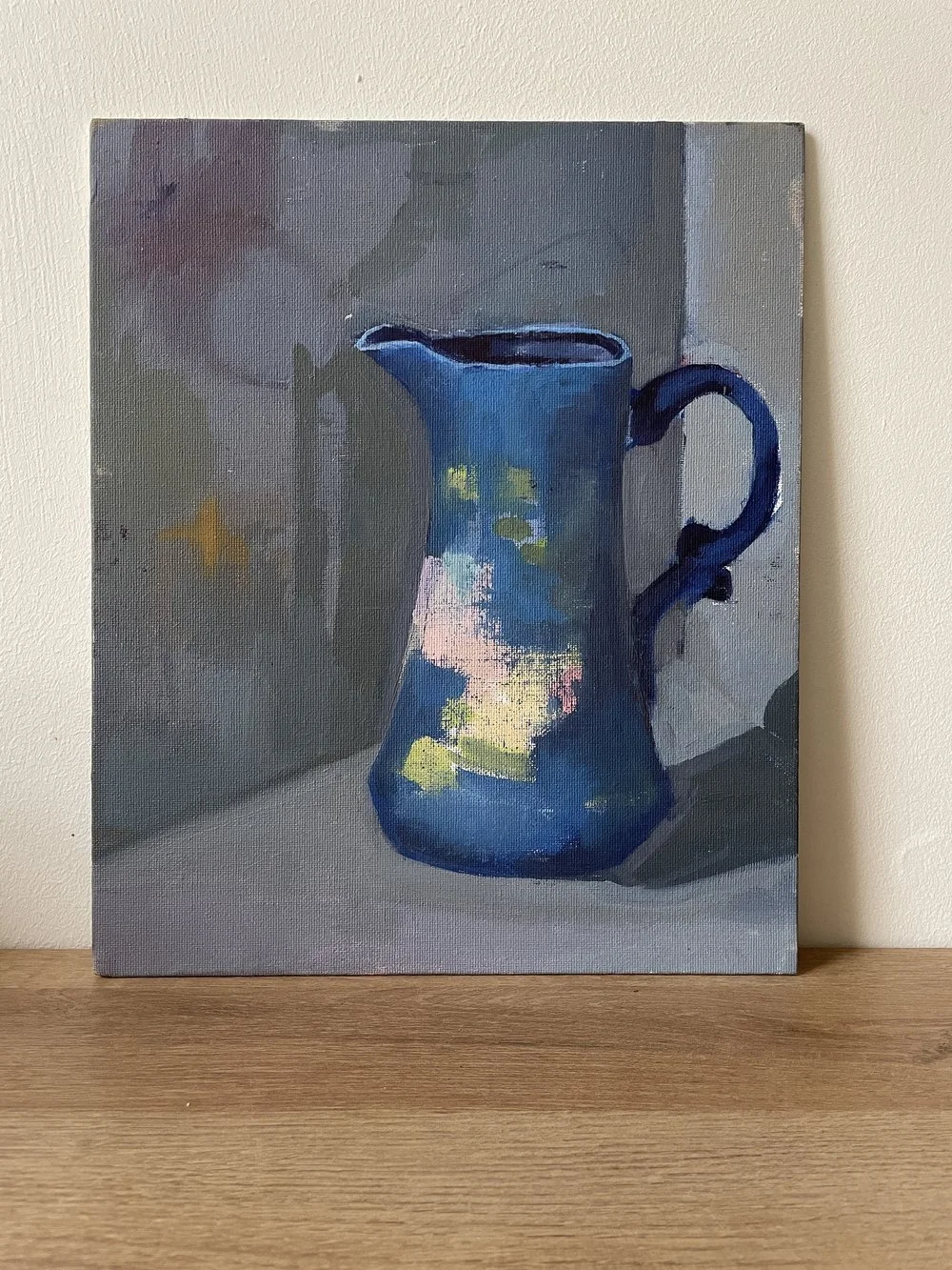Blue Jug, 25x30cm / sold