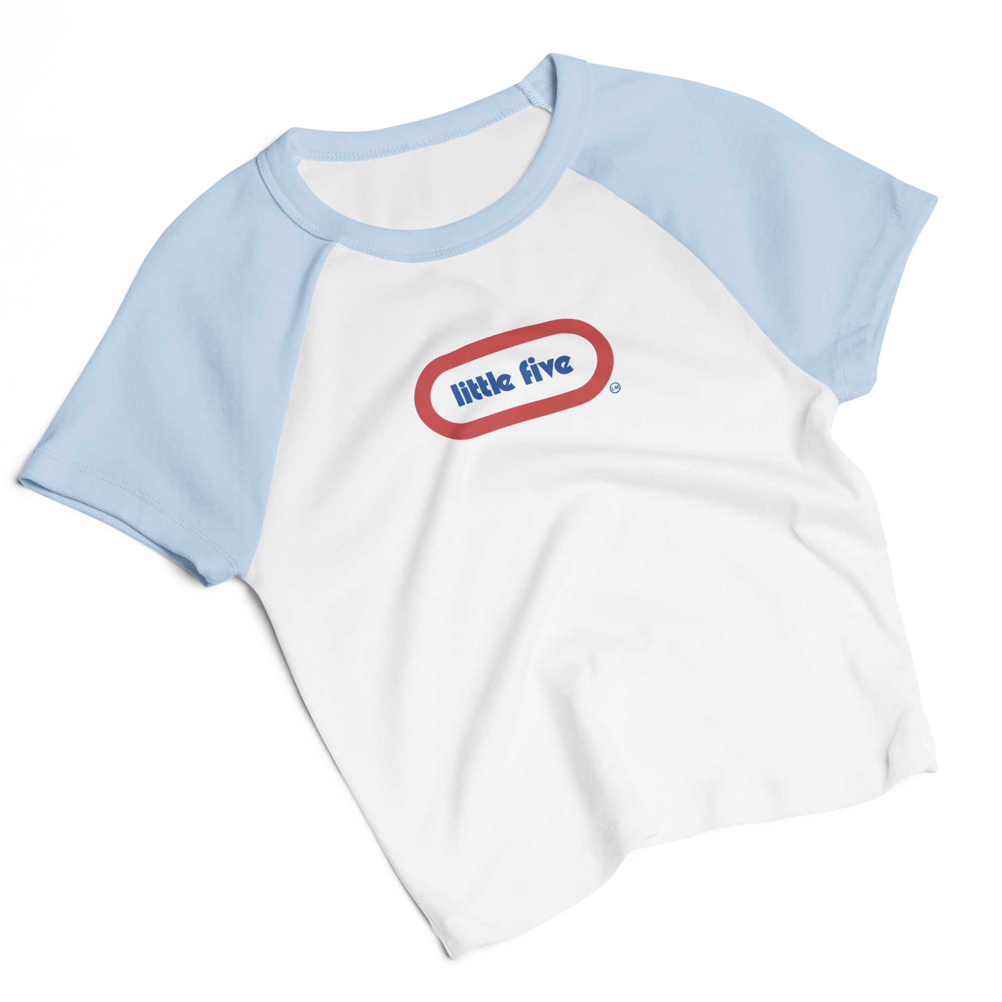 womens-micro-rib-raglan-baby-tee-white-baby-blue-front-6a39e2b9f31e0.png