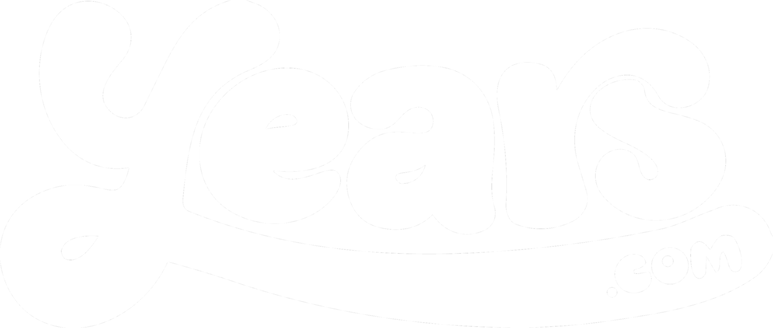 Black and white logo with the word 'Yeast' in large, stylized bubble letters and a worm illustration curled around the text, with '.com' written underneath.