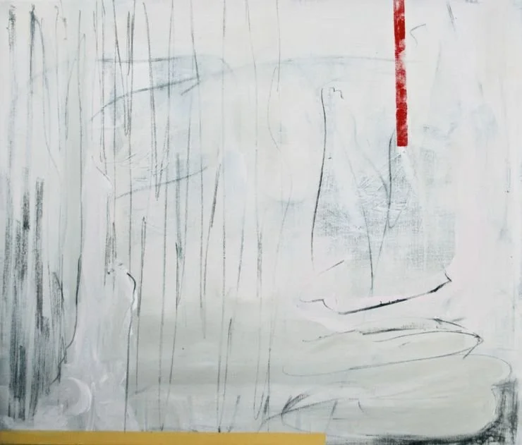 With You in Spirit 4, Abstract painting with energetic drawing