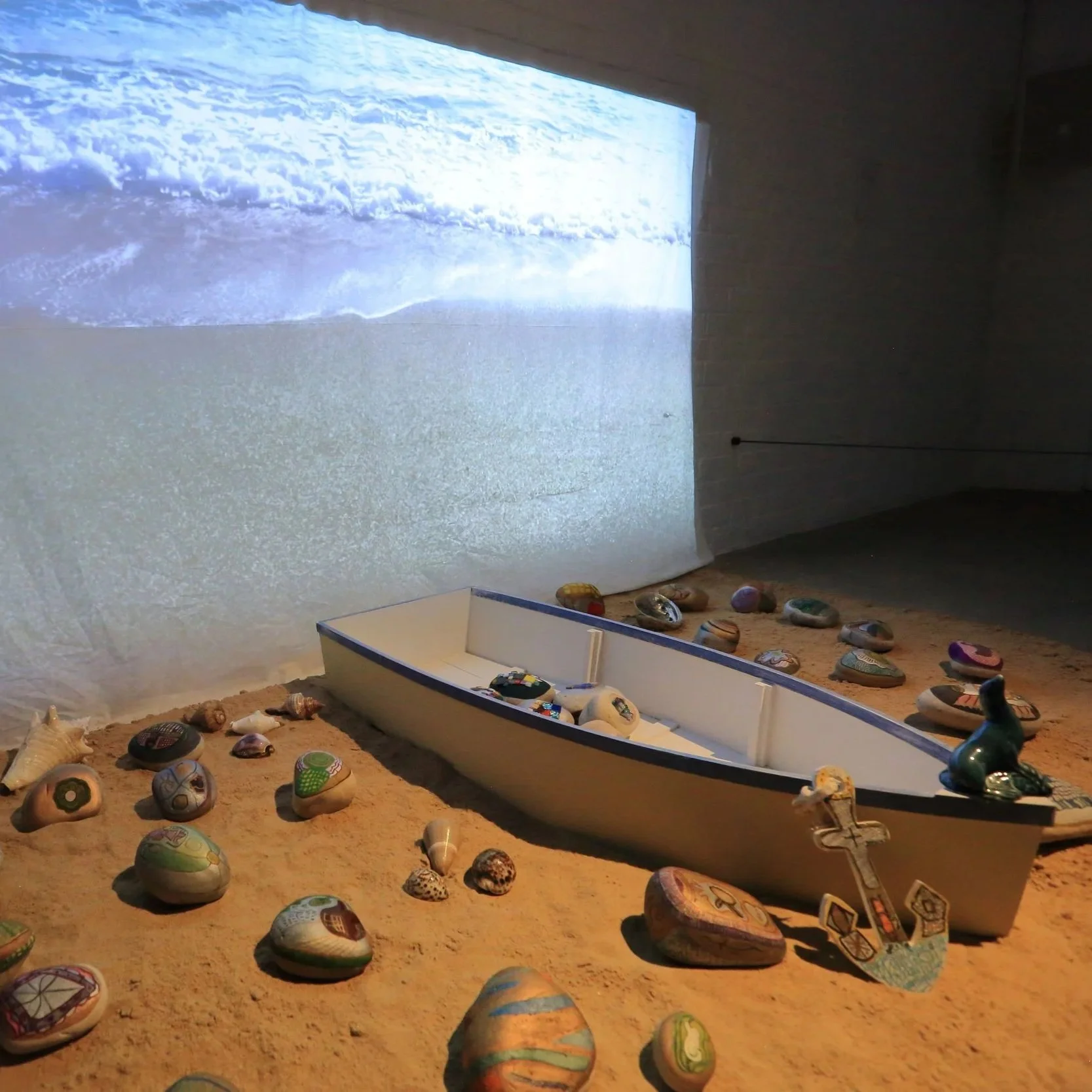 A Song, Some Stones and the Sea, Shadowlight Artists RISING Exhibition publication essay, 2018