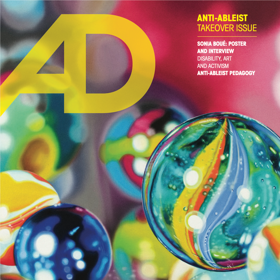 An Interview with Sonia Boué, AD Magazine, anti-ableist takeover, Issue #35, 2022