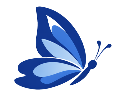 RPC Accountancy butterfly logo in navy