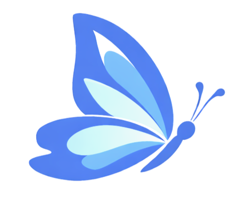 RPC Accountancy butterfly logo in navy
