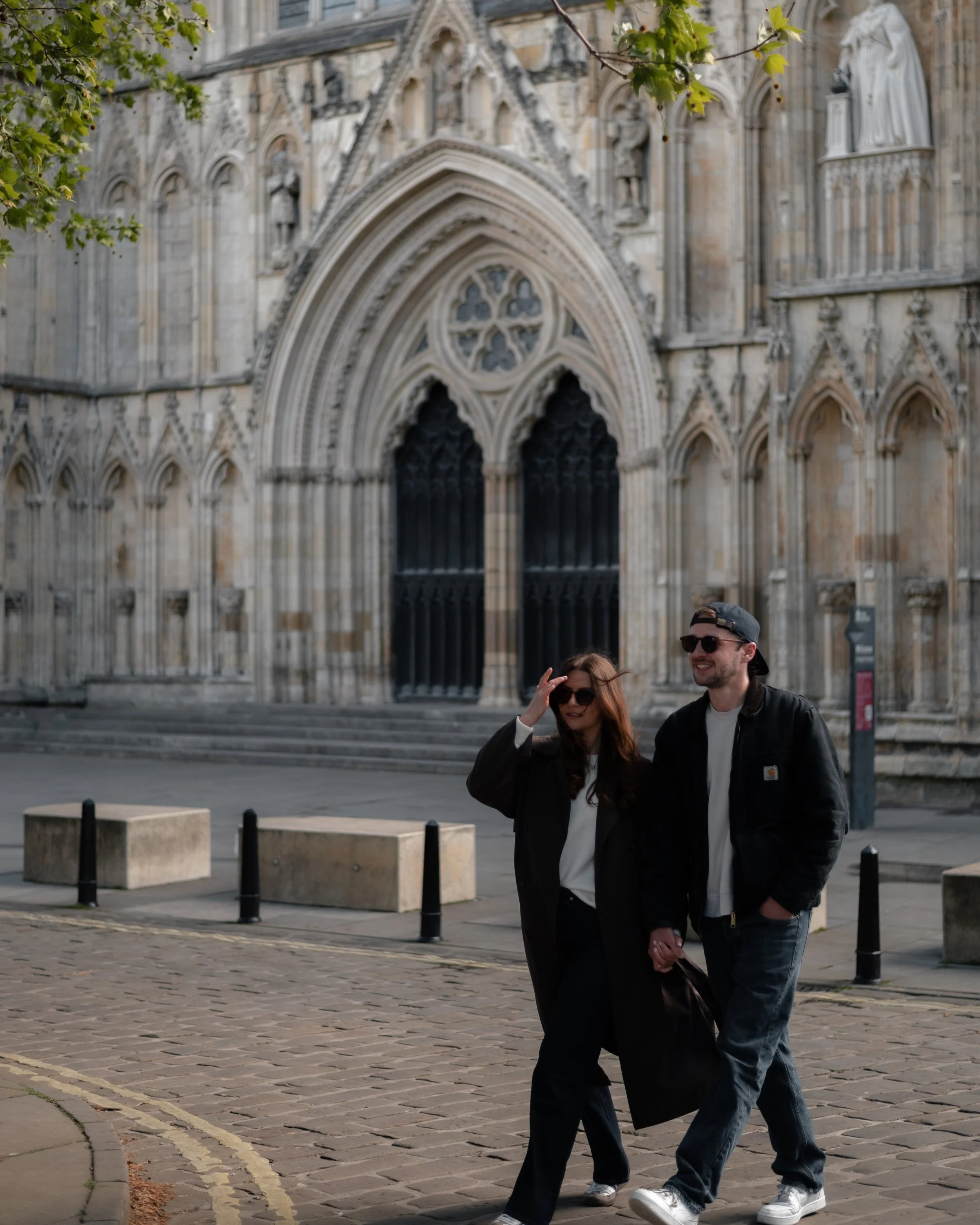 THE ICONIC MINSTER! 

It wouldn't be a photoshoot in York without some snaps by the Minster would it? 

Shots from Eddie &amp; Romily's &lsquo;Framed in the City&rsquo; Engagement Shoot

York Wedding Photographer | Engagement Photography | Elopements