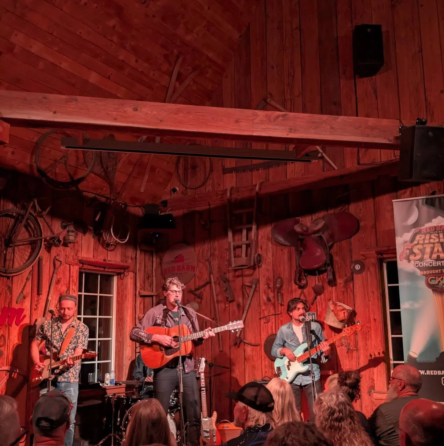 This past Thursday at the Barn. 🎶

Sam Polley &amp; The Old Tomorrows had the room from the first song to the encore. This is exactly what this room was built for.

Thanks to @beingsampolley and the band, and to everyone who came out. 🍻

Next Red B