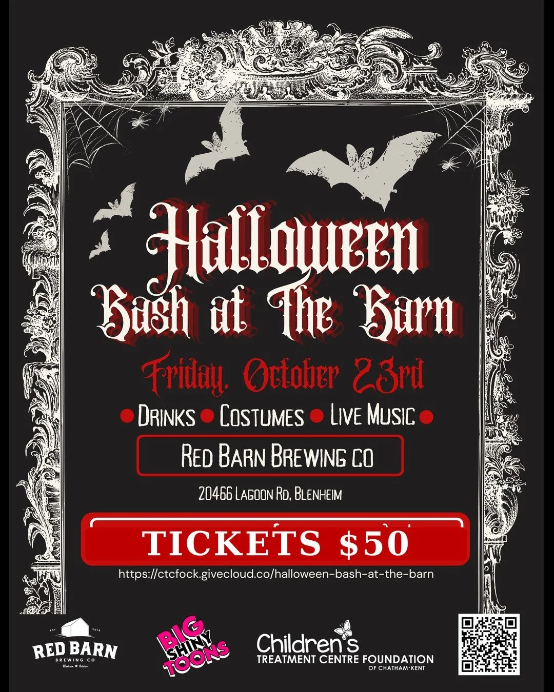 Bash at the Barn - CTC Halloween Party, October 23 at Red Barn Brewing