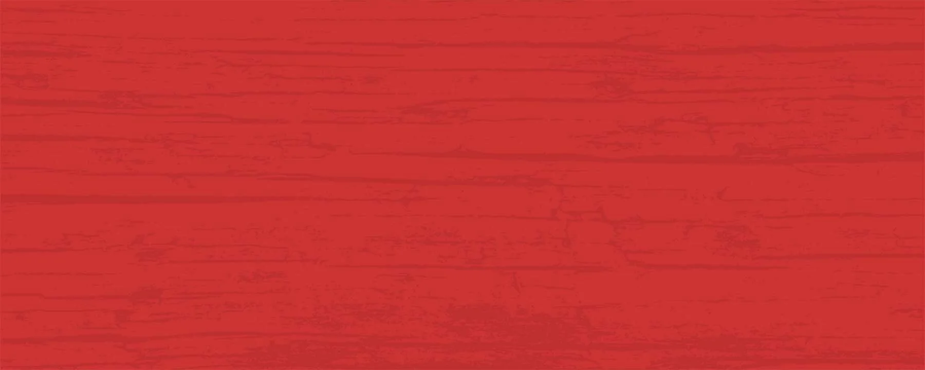 Red wooden surface with visible wood grain texture.